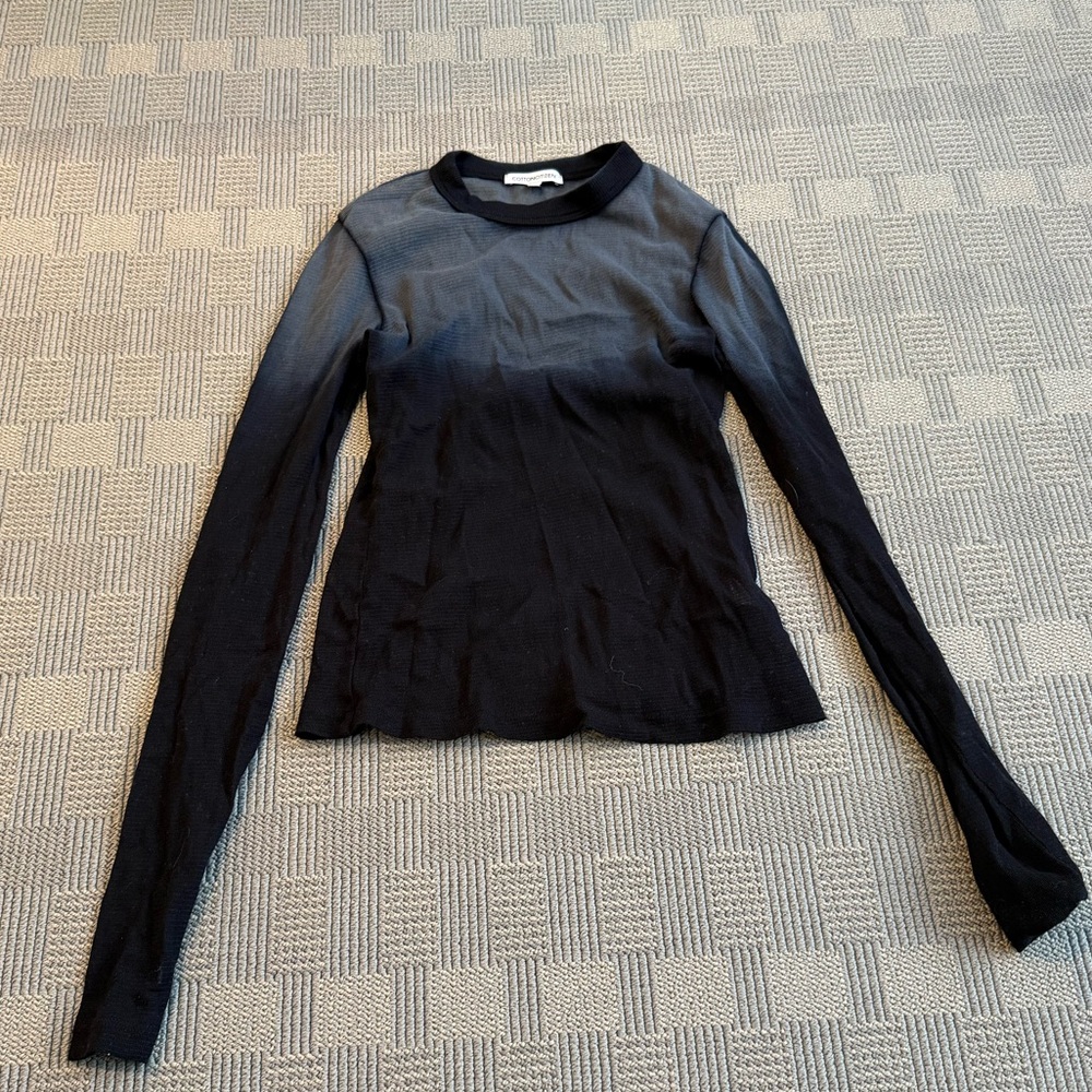 Cotton citizen blue top